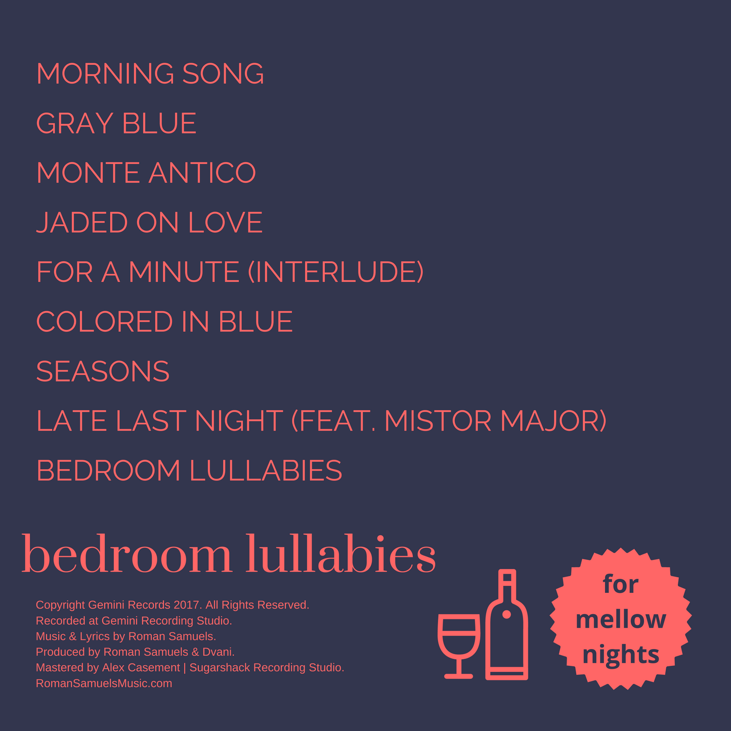 Bedroom Lullabies (Digital Album + Bonus Tracks)